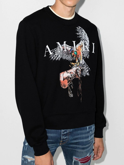 AMIRI Falcon print sweatshirt outlook