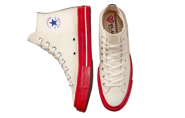 Converse x COMME des GARCONS PLAY Chuck 70 High 'Pristine Red' A01794C - 5