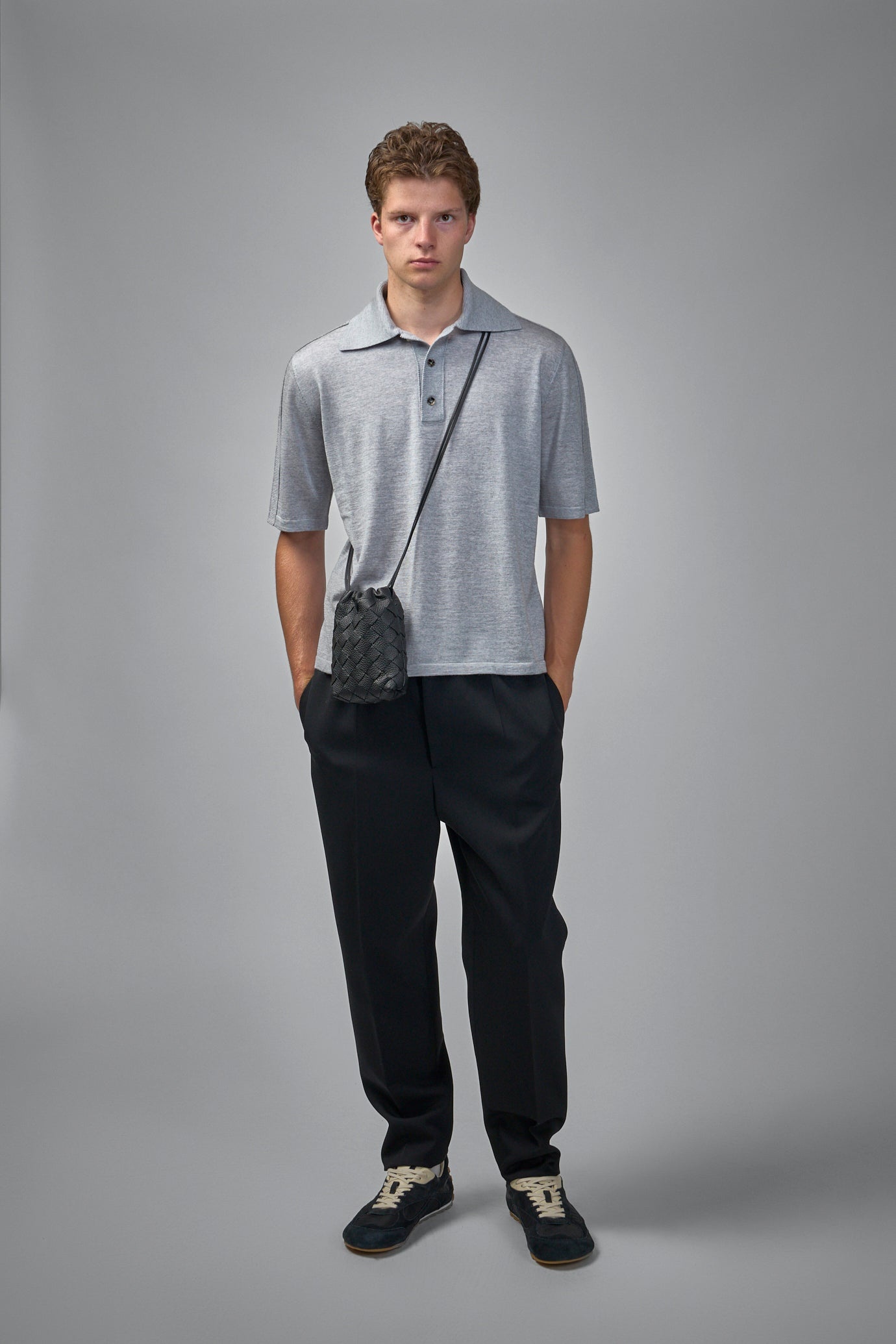 Wool Grain De Poudre Trousers - 2