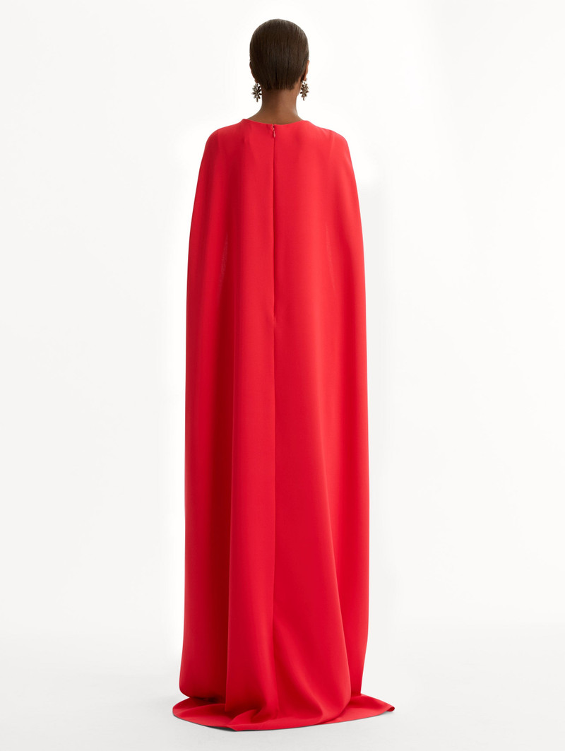 BROOCH EMBROIDERED CAPE-BACK CAFTAN 3