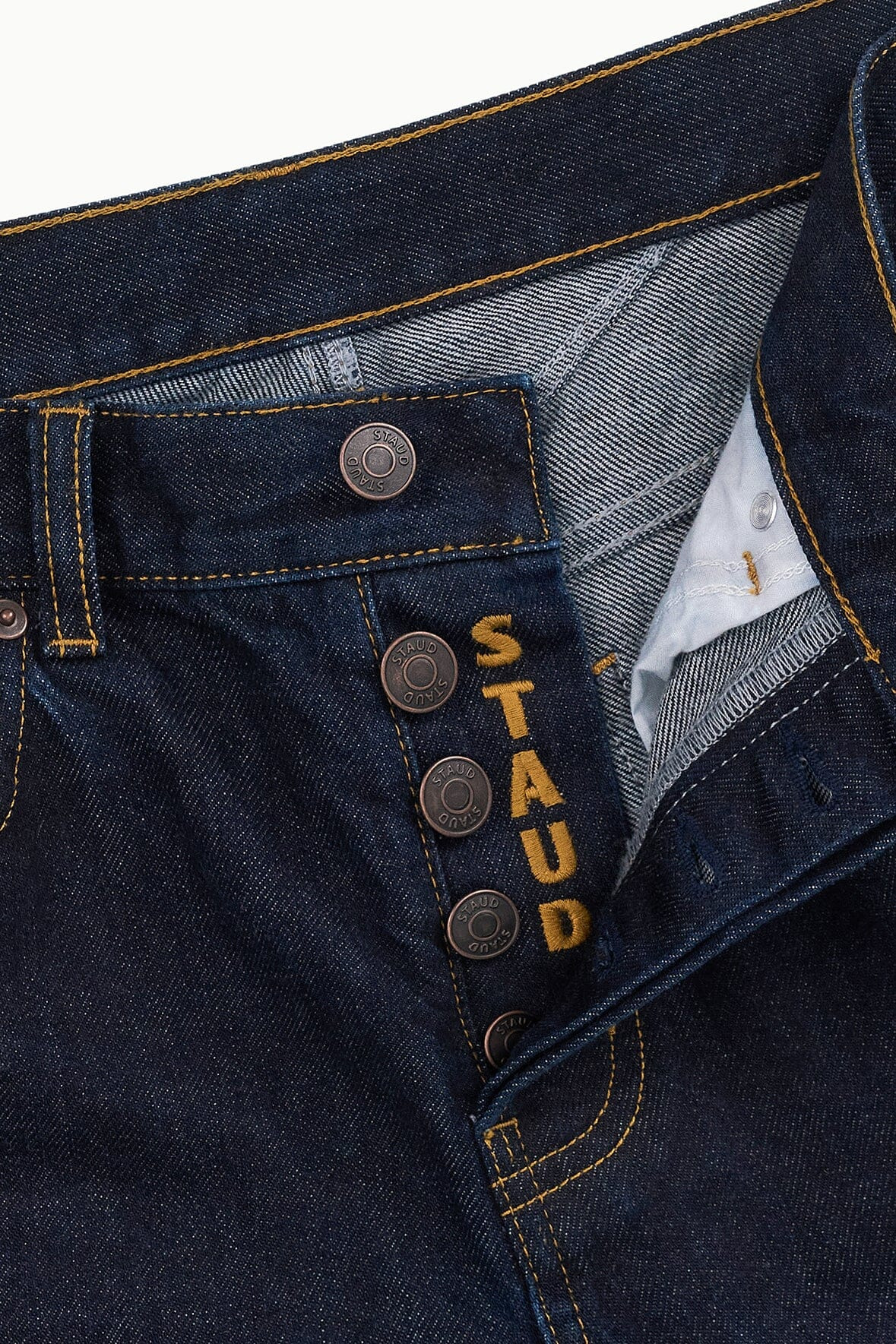 STAUD TEDDY STRAIGHT JEAN INDIGO - 9