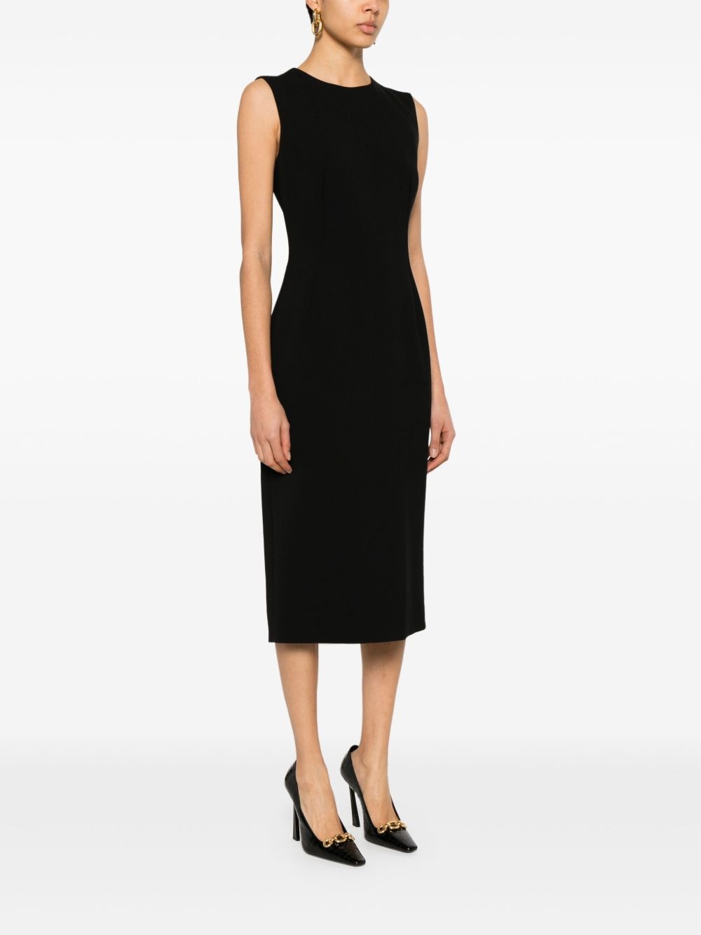 sleeveless midi dress - 3