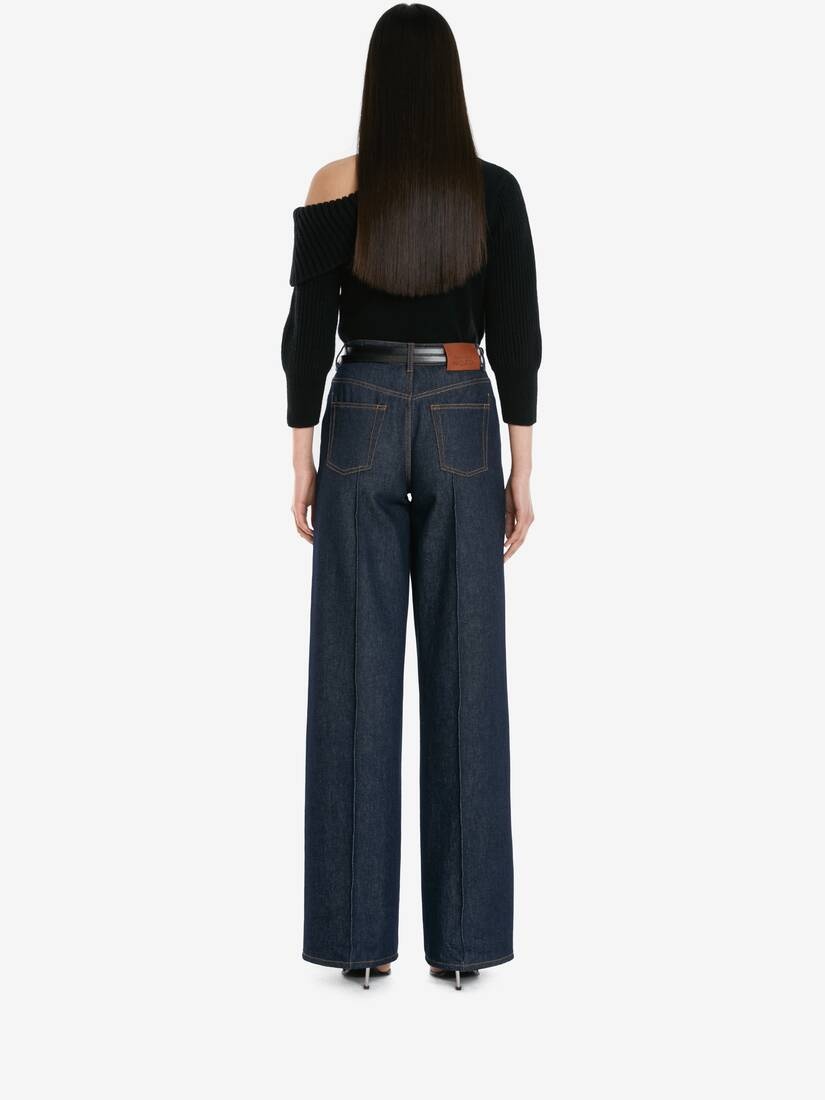 One-shoulder Jumper in Black - 4
