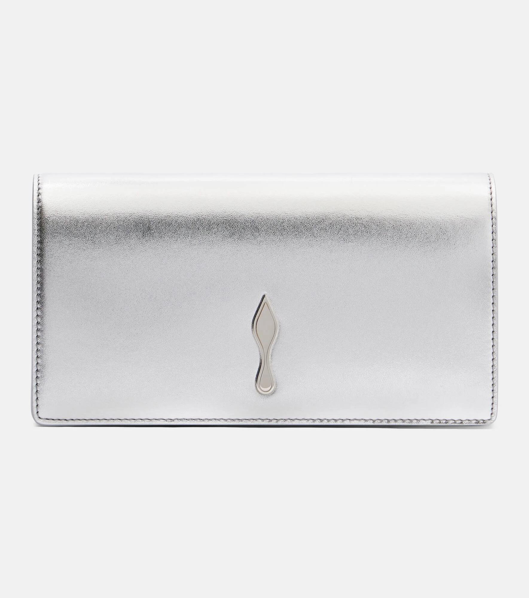 Bettina metallic leather clutch - 1