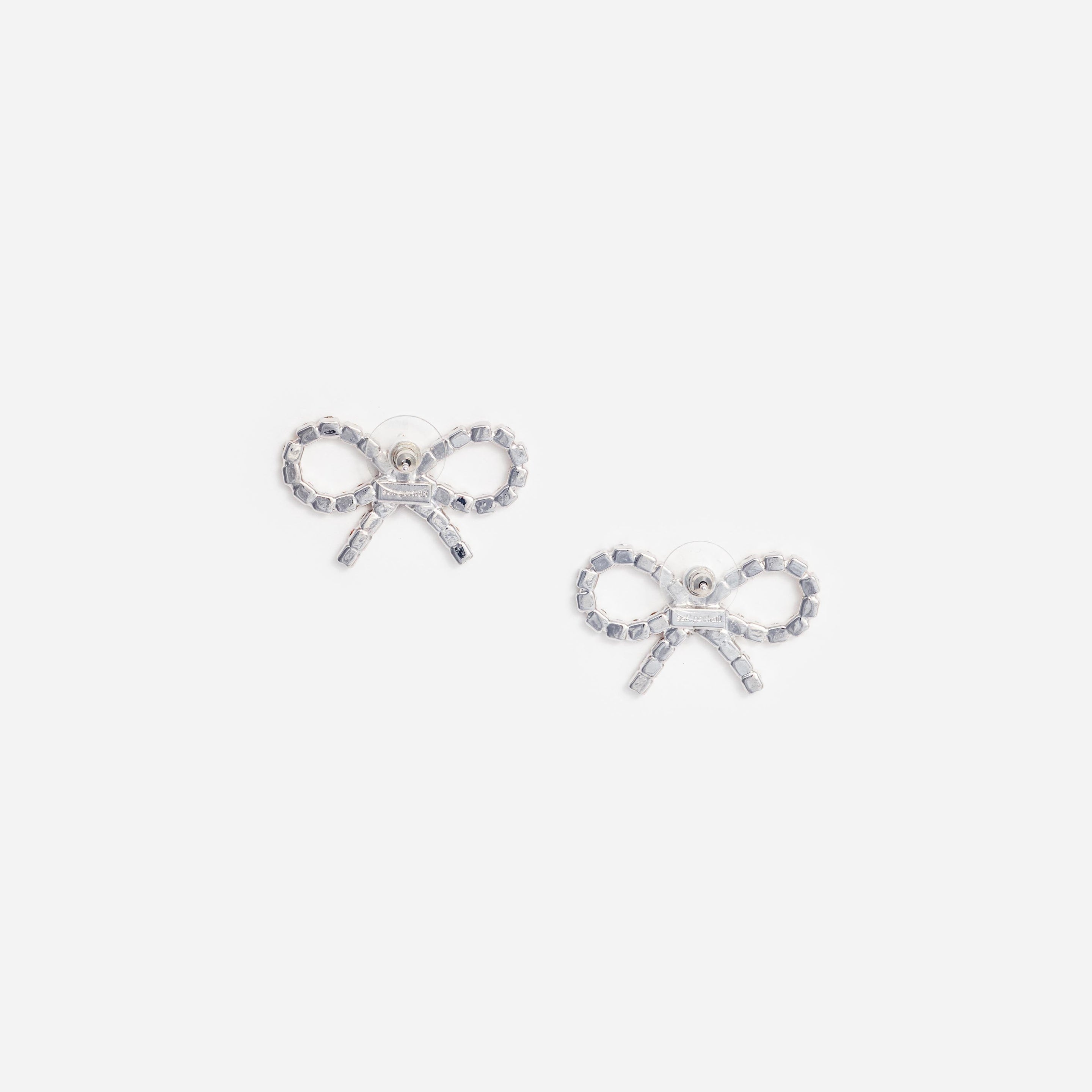 Mini Bow Crystal Earrings - 2
