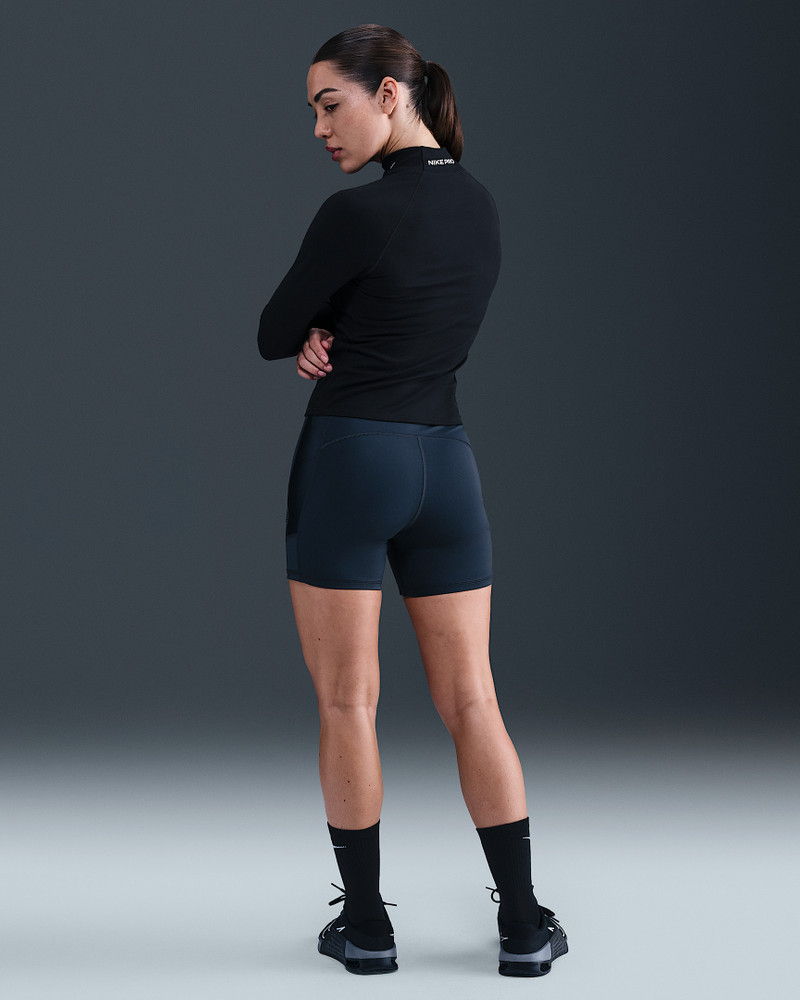 Nike Pro Women's Dri-FIT Long-Sleeve Mock-Neck Top 5