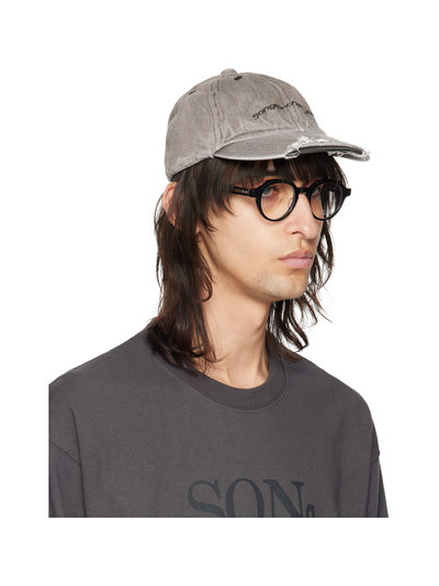 Song for the Mute Gray Washed Denim Cap outlook
