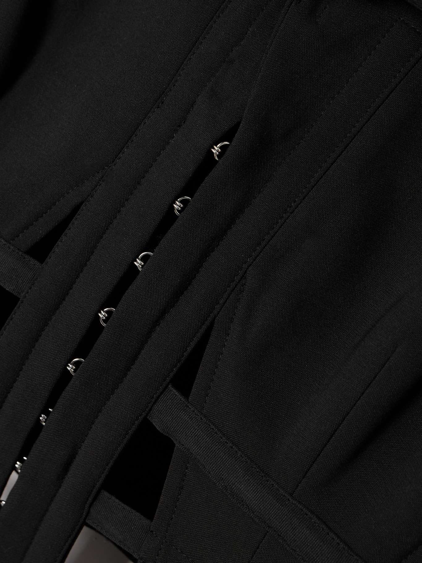 Cage grosgrain-trimmed twill blazer - 4