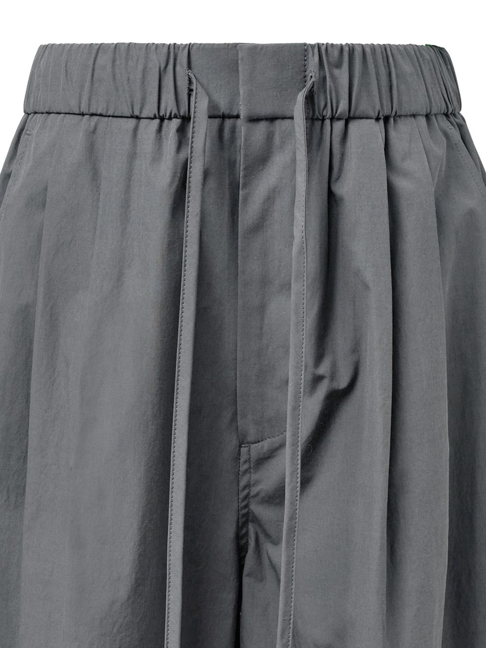 drawstring pleated trousers - 5