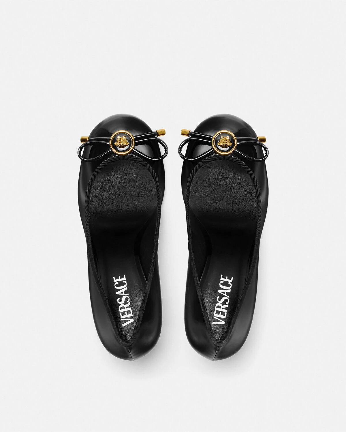 Opera Bow Patent Pumps - 4