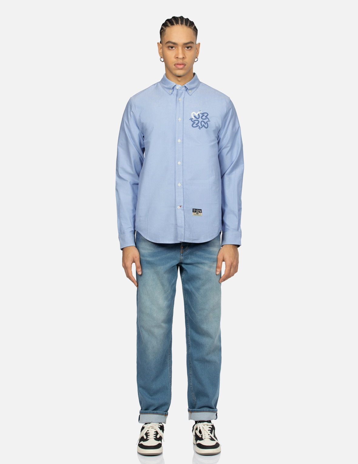 MULTI-SEAGULL PRINT REGULAR FIT OXFORD SHIRT - 6