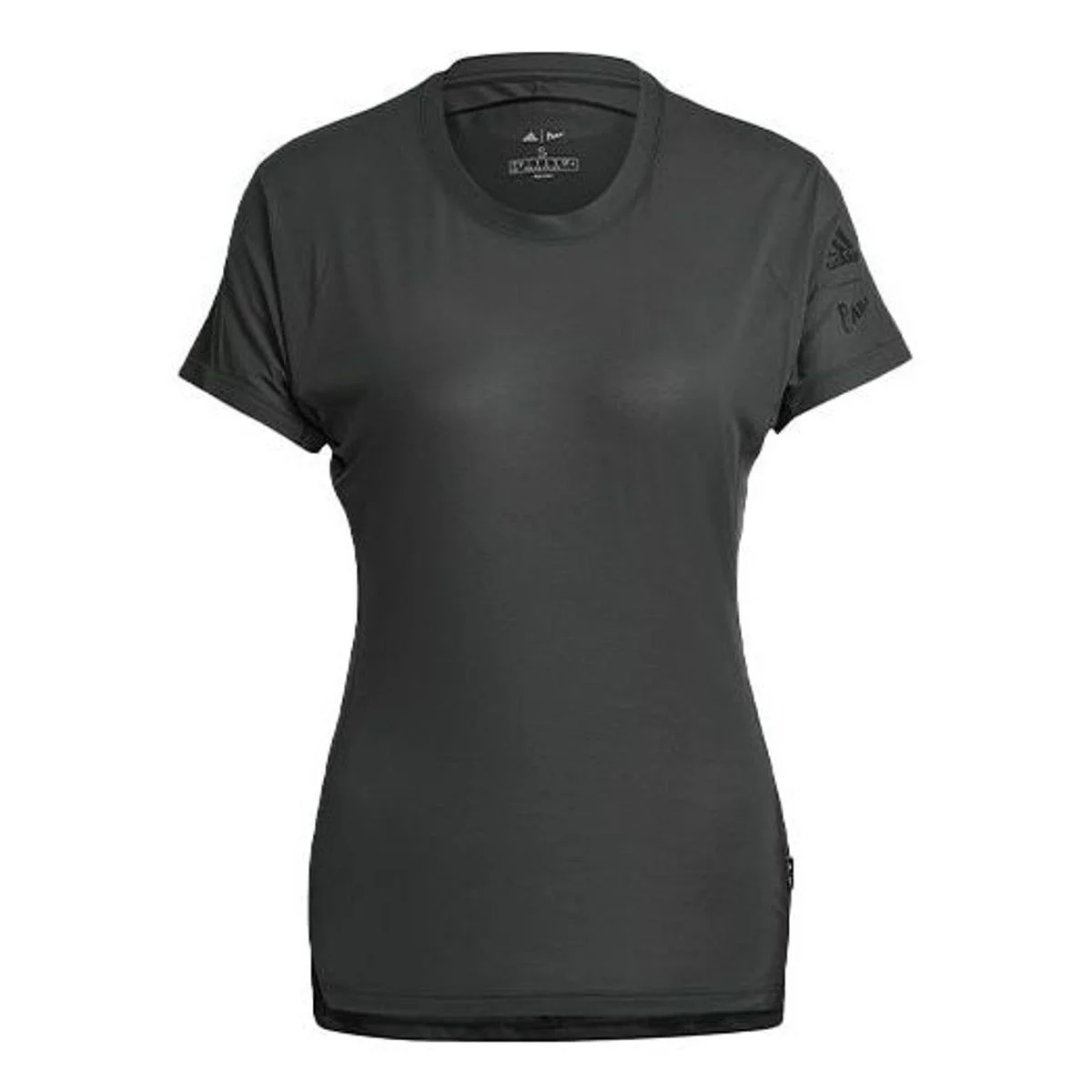 (WMNS) adidas Agravic Trail All-Around Parley T-Shirt 'Black' H31020 - 1