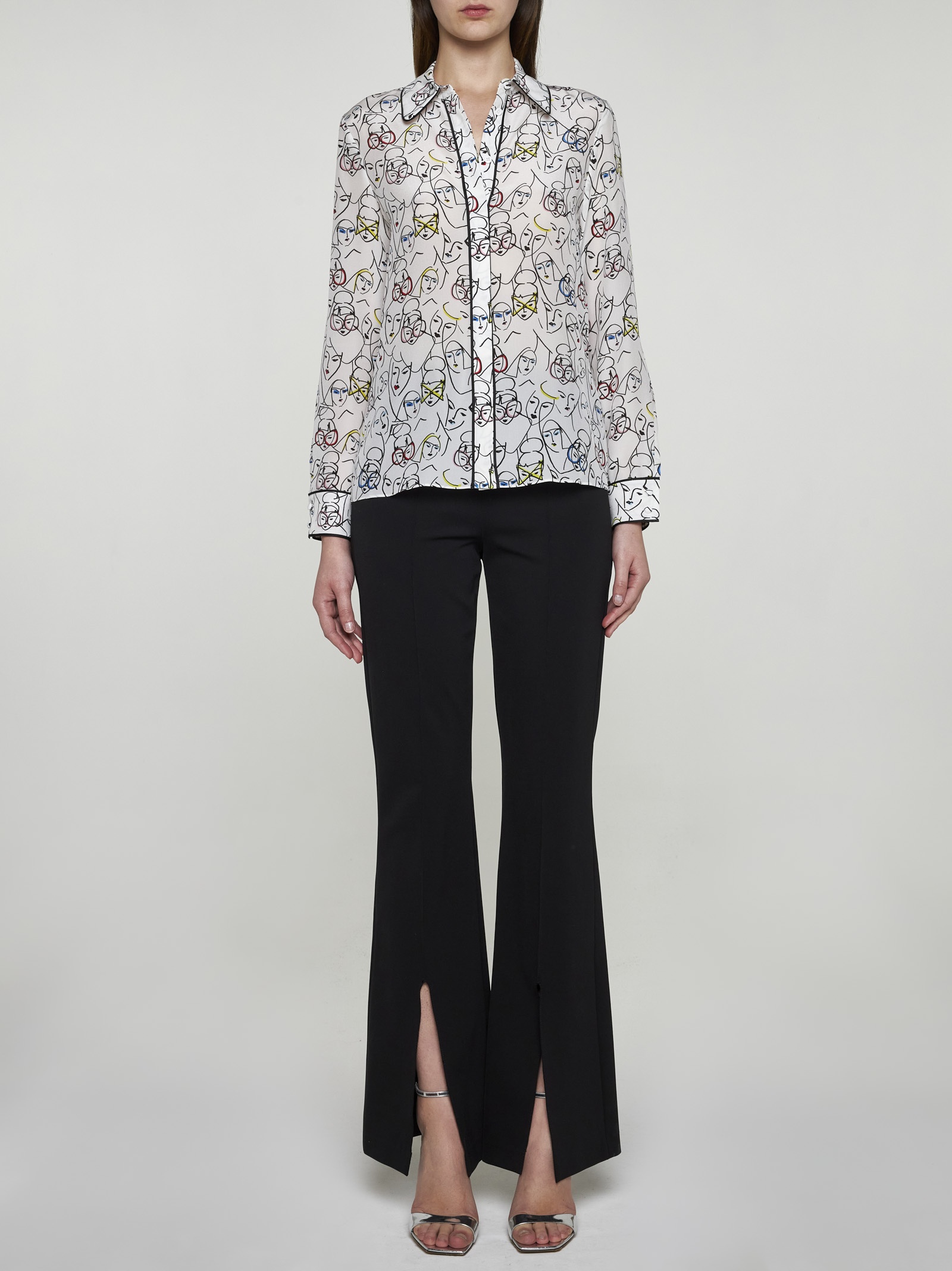 Willa print silk shirt - 2