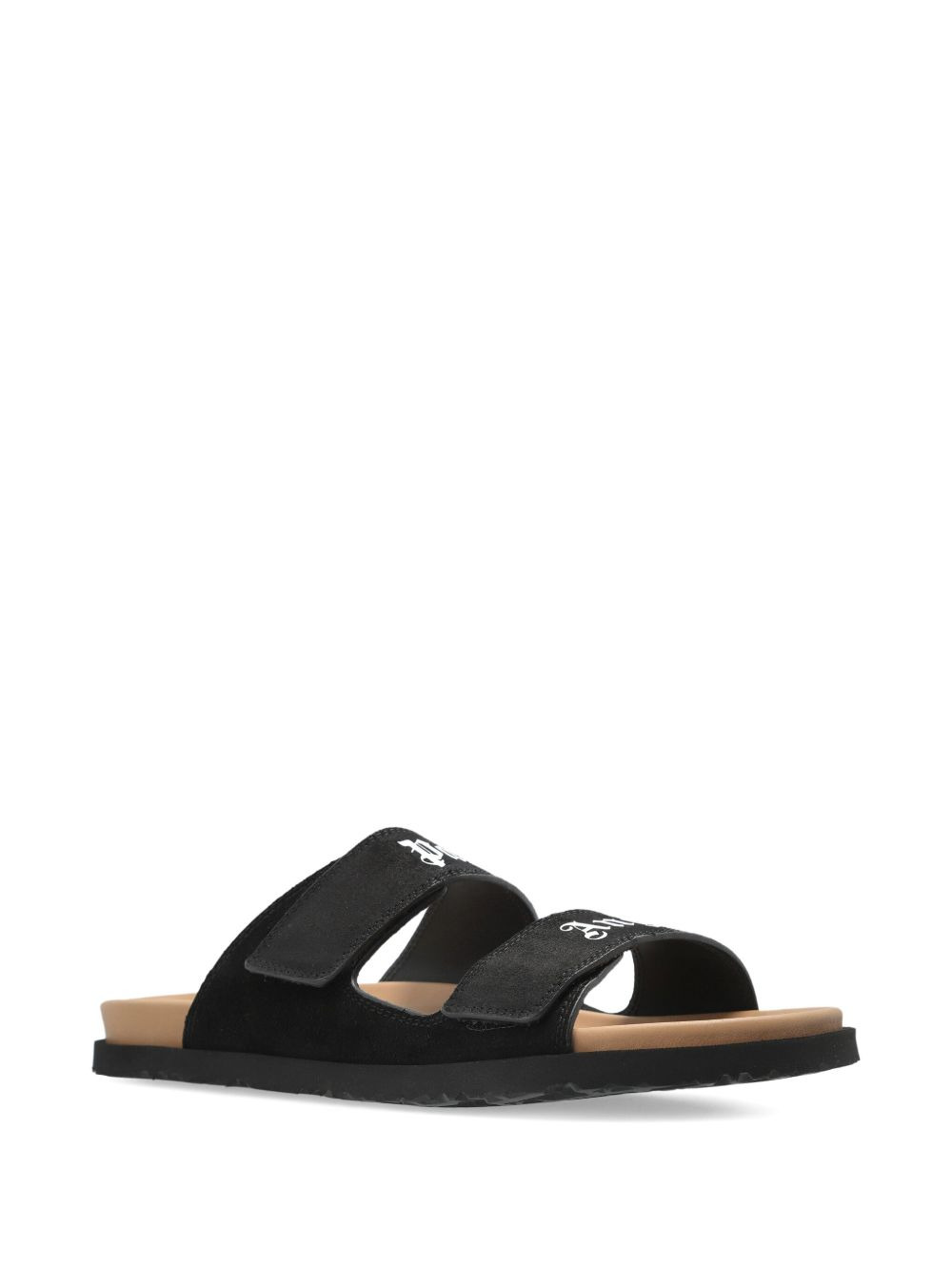 double-strap logo sandals - 2