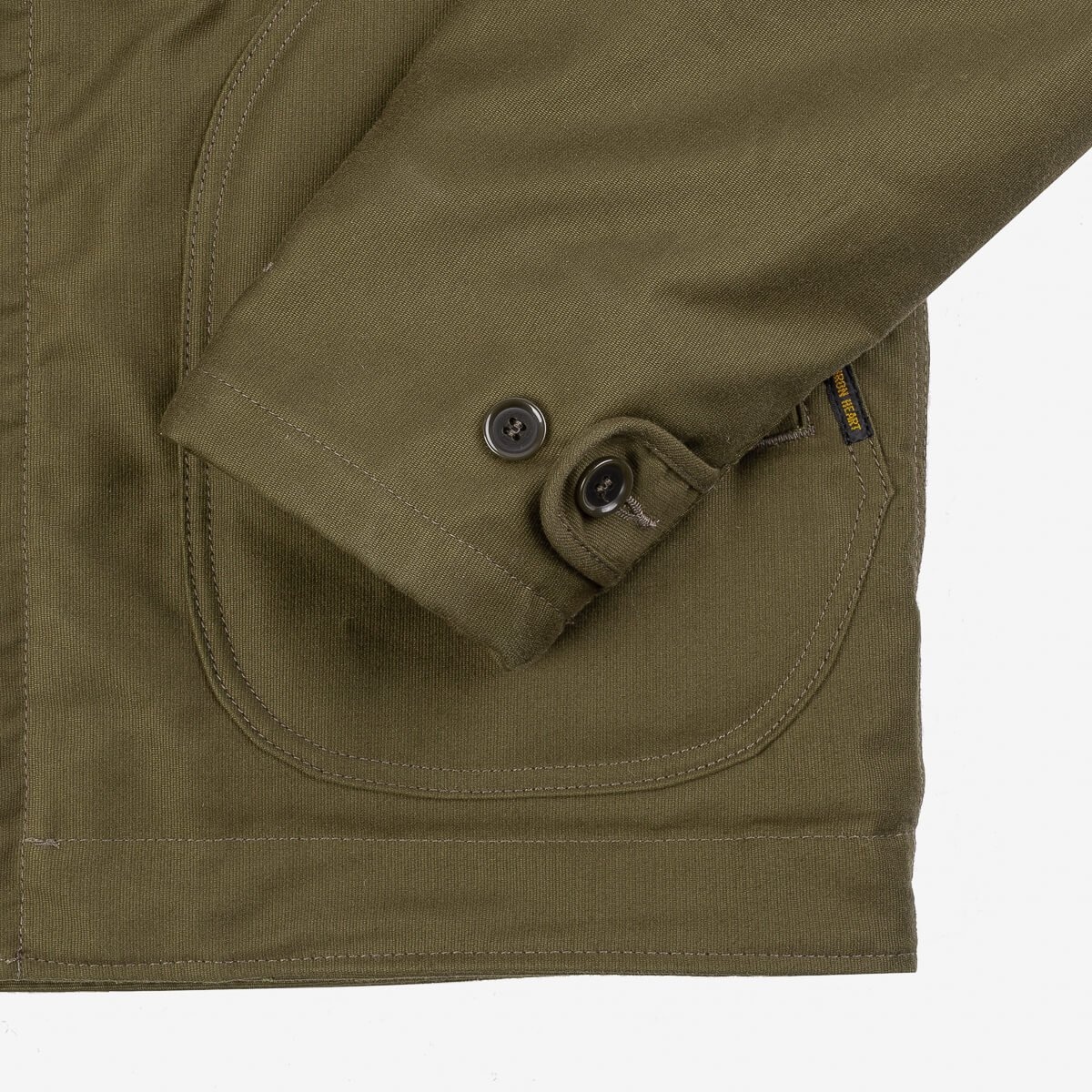 IHM-35-ODG Whipcord N1 Deck Jacket - Olive Drab Green - 10