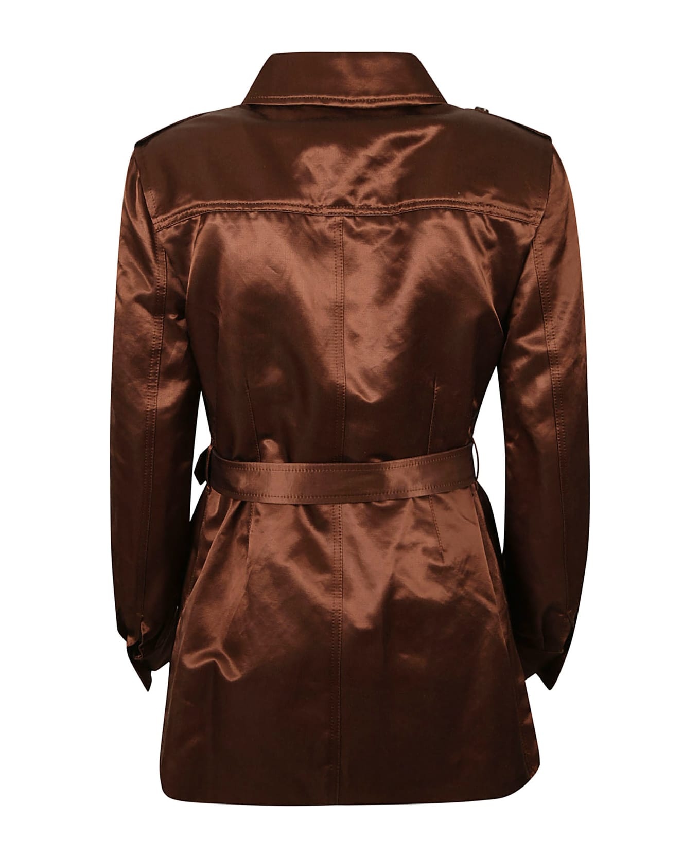 Cotton Blend Lustrous Duchess Jacket - 2
