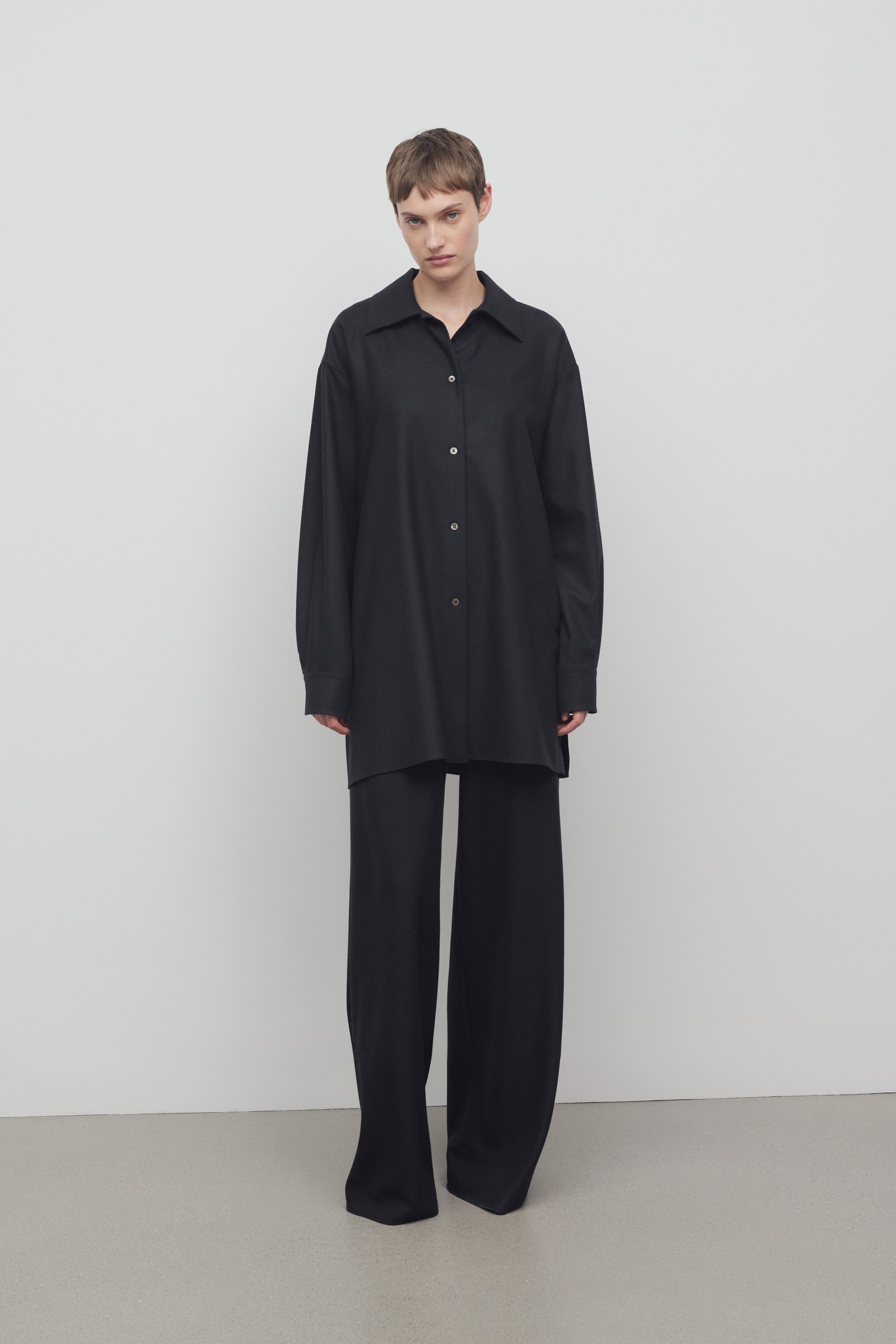 Gala Pant in Wool and Cashmere - 3
