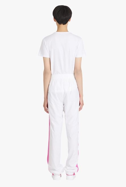 Balmain x Barbie - White and pink nylon sweatpants - 3