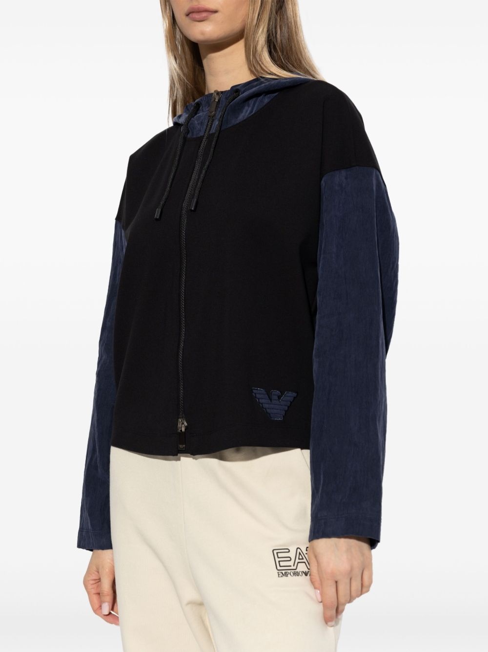 logo hooded jacket - 3