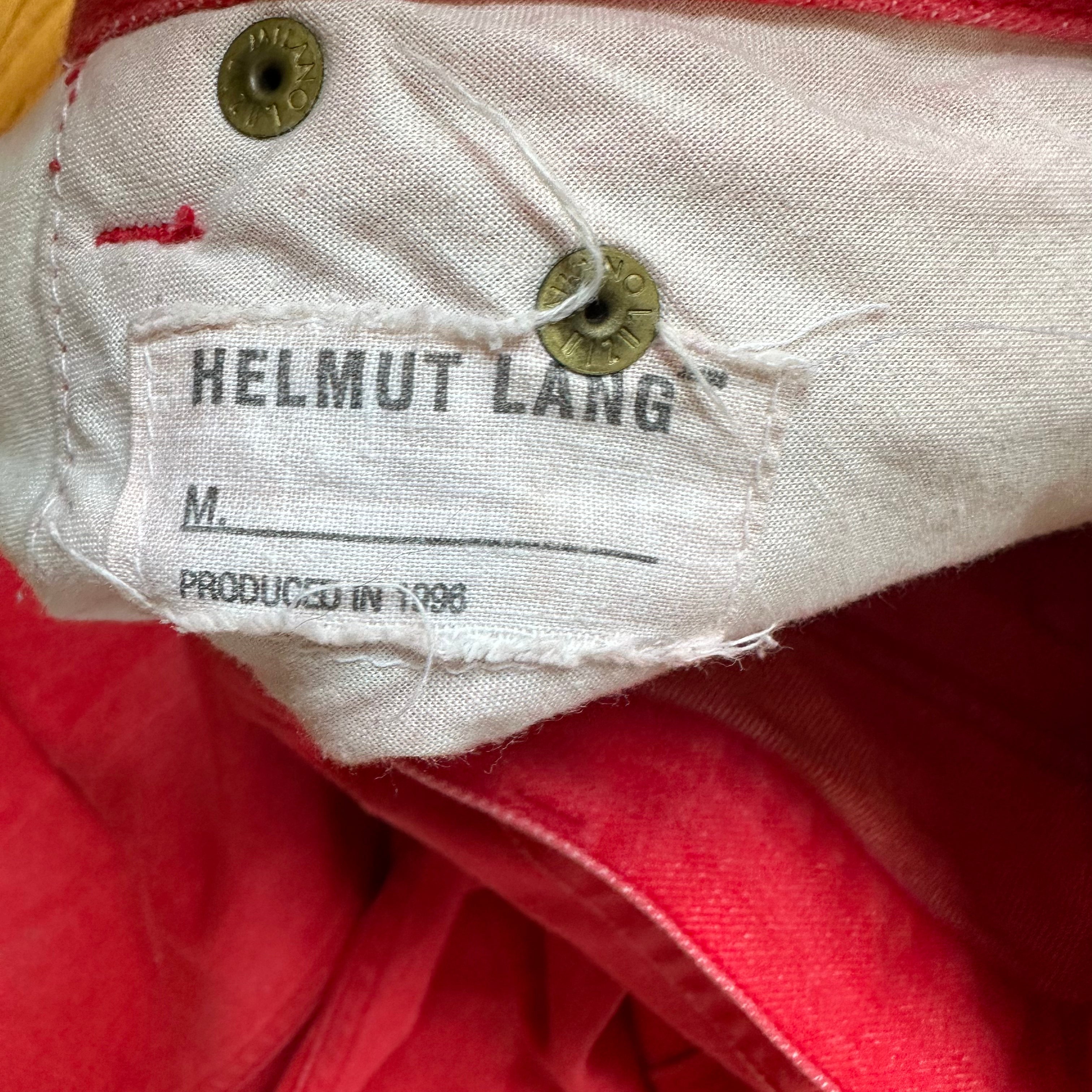 Helmut Lang Brick Red denim 1996 - 3