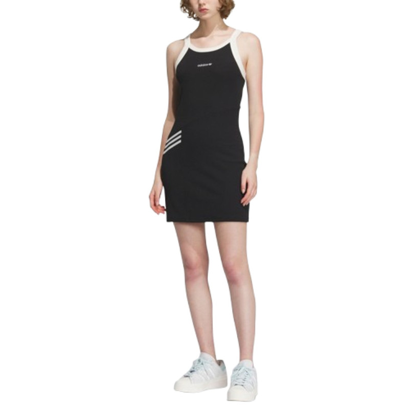adidas (WMNS) adidas Originals Exclusives Dress 'Black White' IU4841 outlook