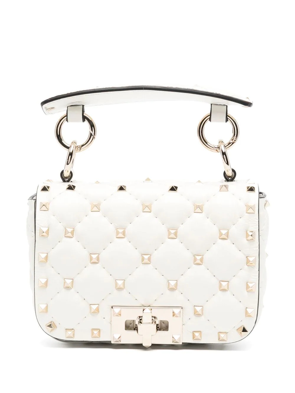 Rockstud quilted shoulder bag - 5