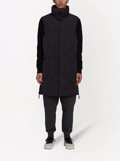 Y-3 longline padded gilet outlook