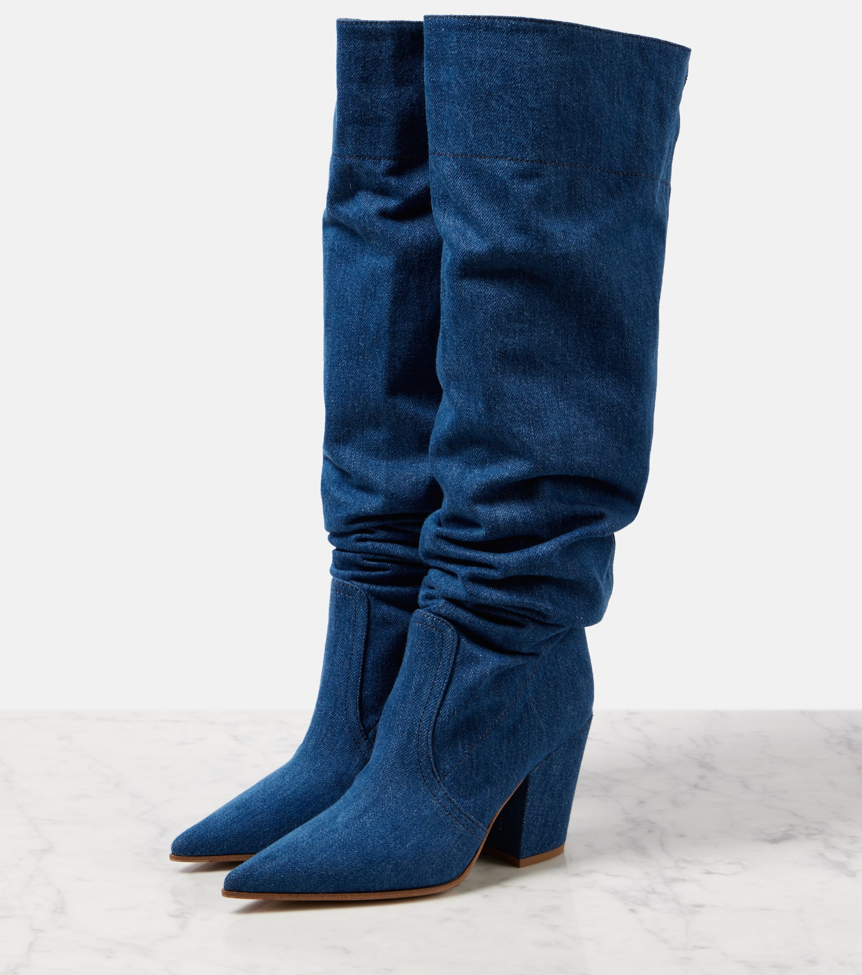 Keinna 85 denim over-the-knee boots - 4