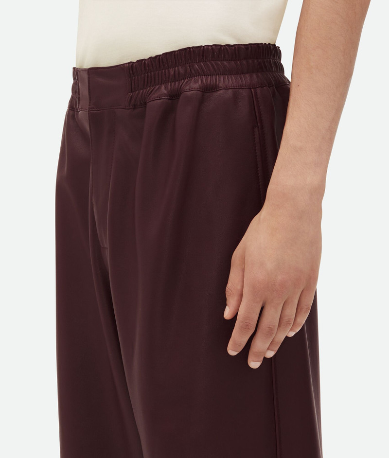 Wide Leg Leather Trousers 5