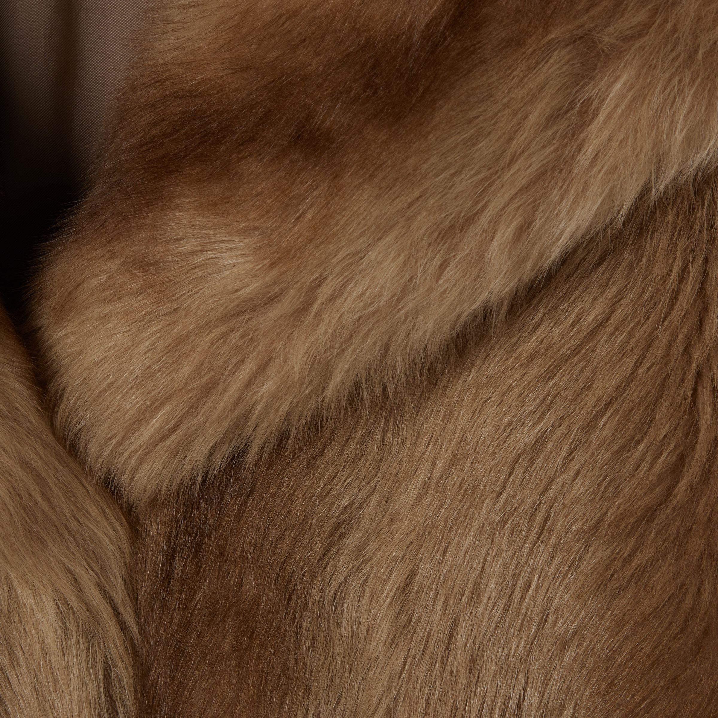 Degradé soft shearling peacoat - 6