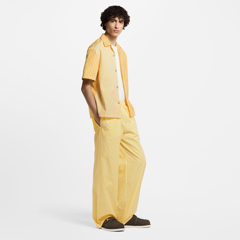Louis Vuitton Monogram Striped Drawstring Pants outlook