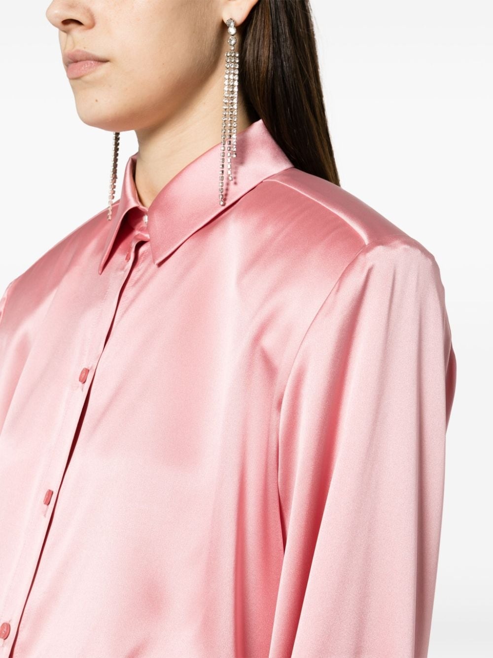 long-sleeve silk shirt - 5