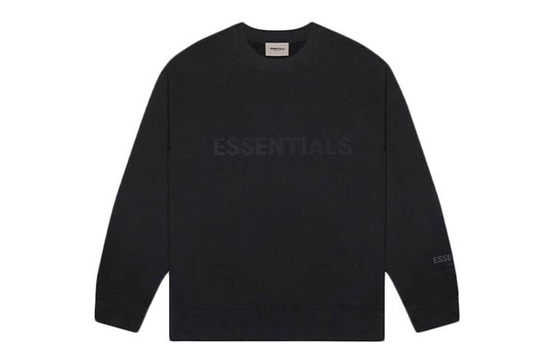 ESSENTIALS Fear of God Essentials SS20 Long Sleeve Sweater Black FOG-SS20-295 outlook