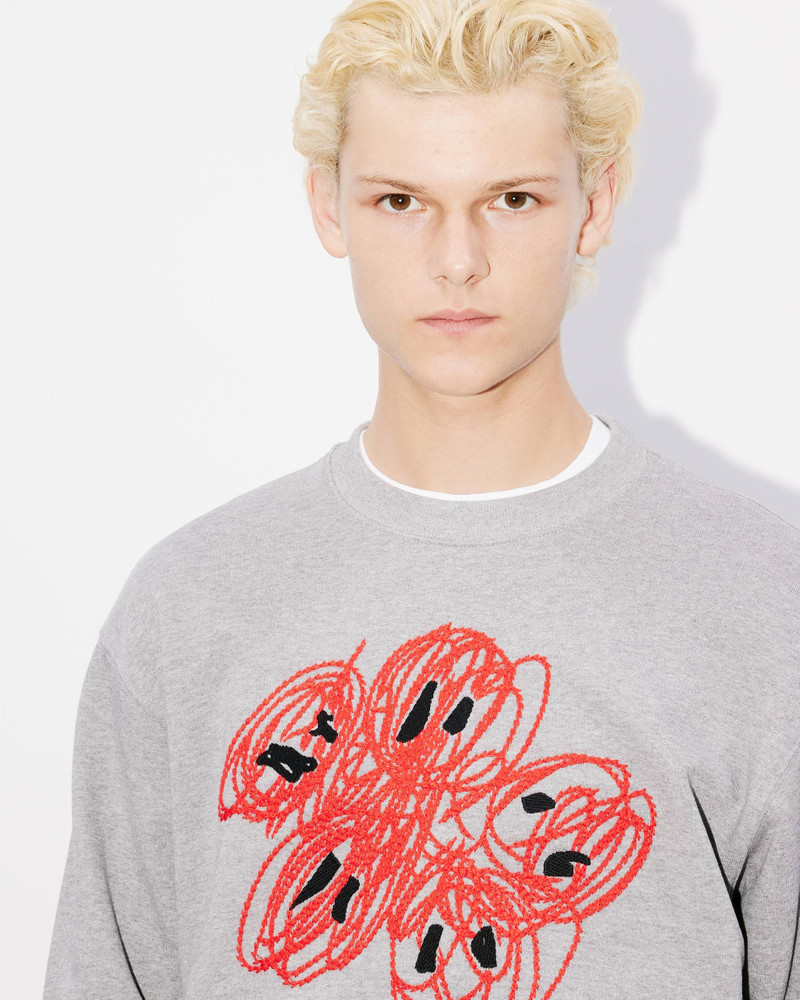 'KENZO Drawn Varsity' embroidered sweatshirt 6