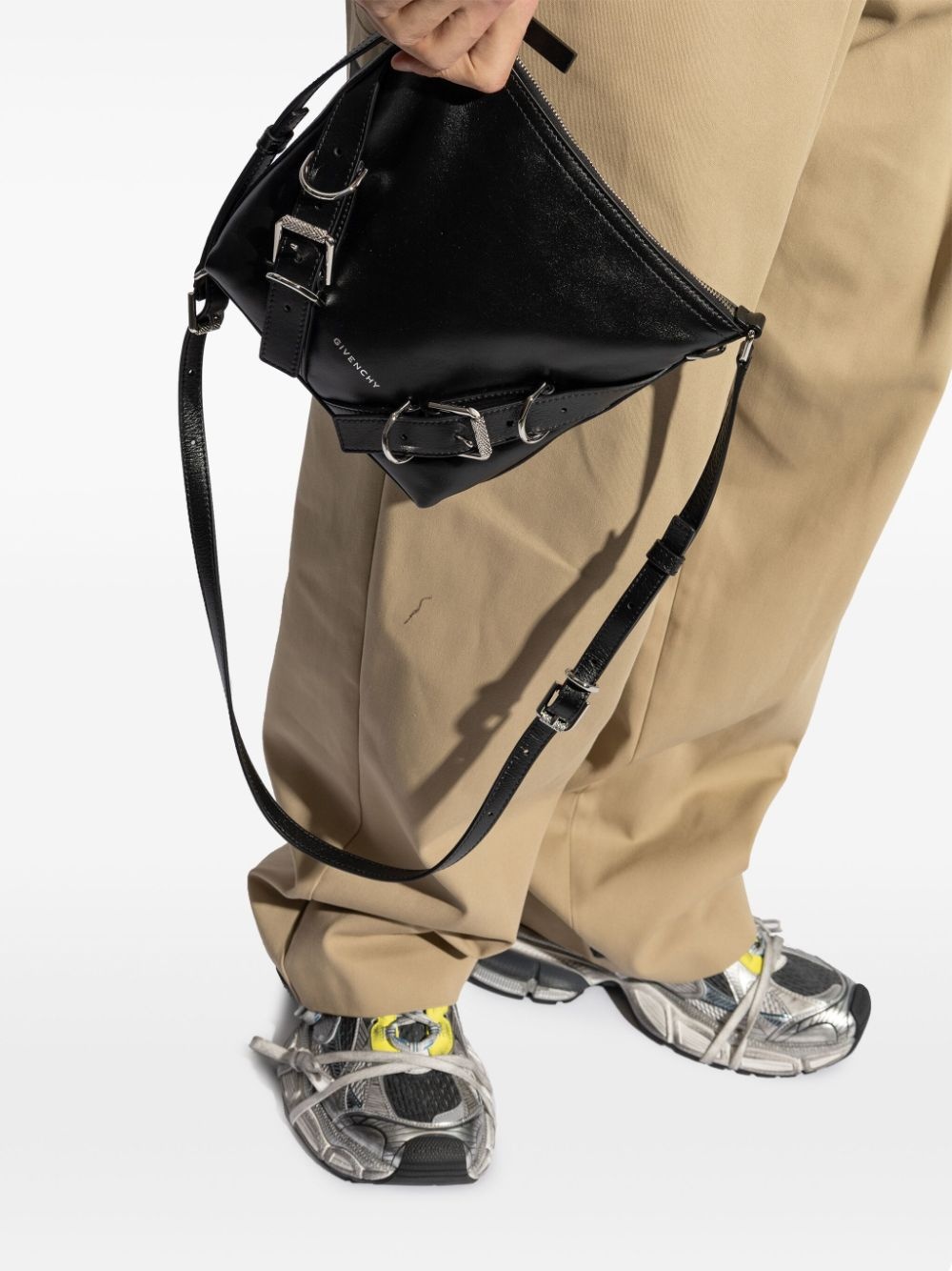 Voyou leather messenger bag - 2
