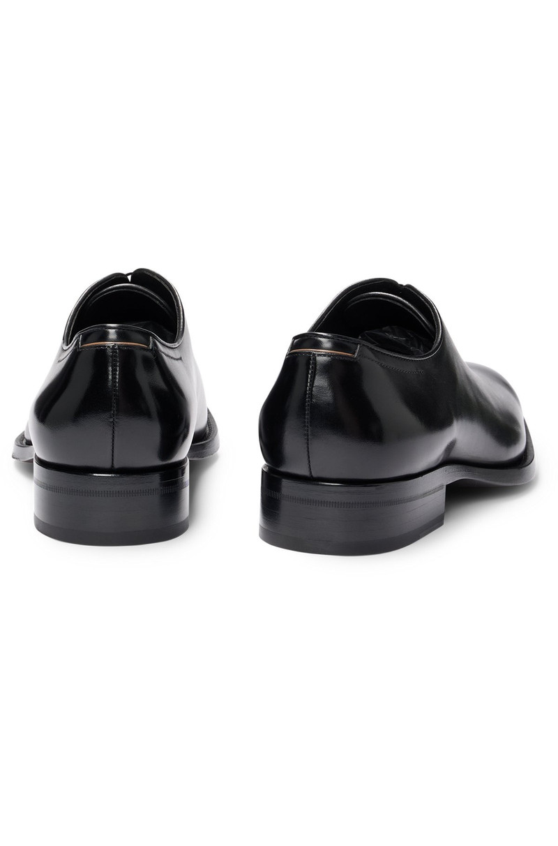 ITALIAN-MADE OXFORD SHOES IN BURNISHED LEATHER 5