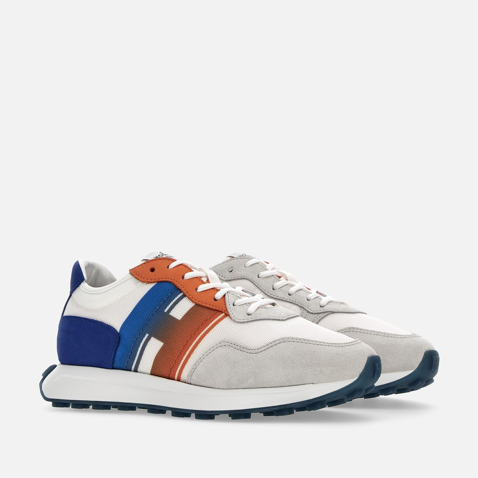 Sneakers Hogan H601 Blue Orange White - 2