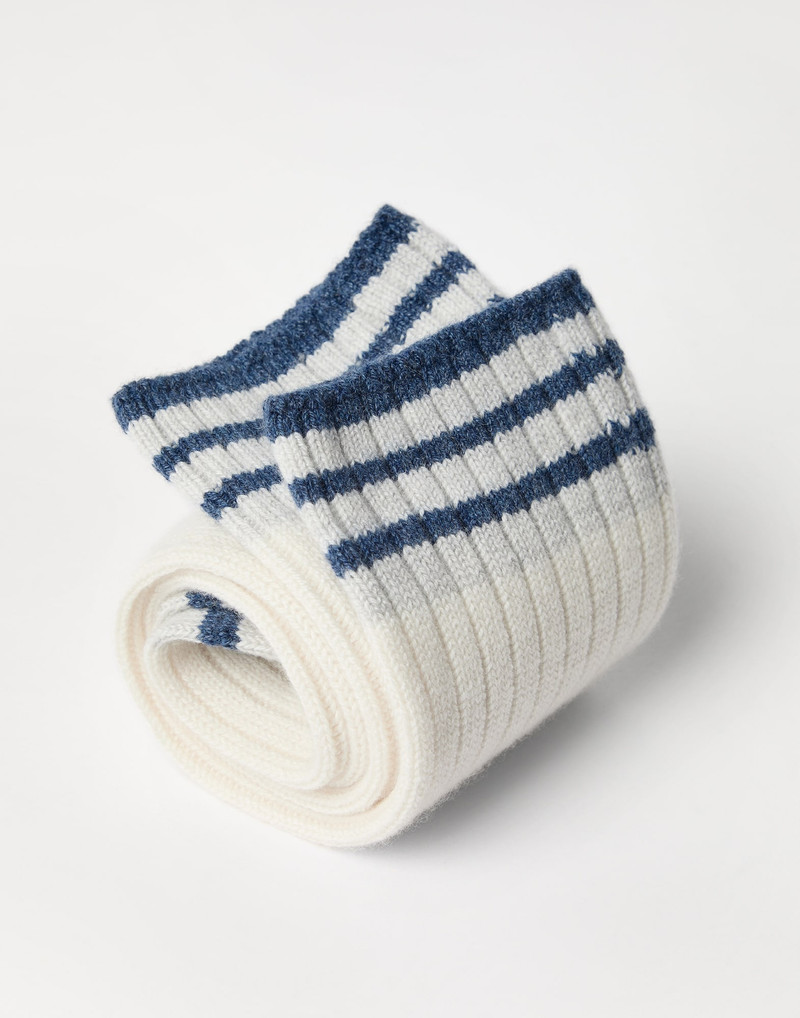 Brunello Cucinelli Cashmere rib knit socks outlook