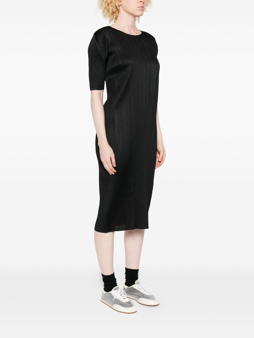 Monthly Colors: August pleated midi dress - 3