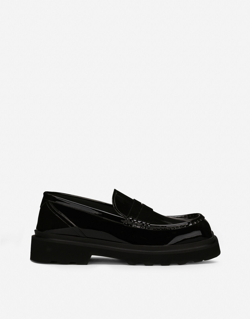 특허 가죽 loafers 1