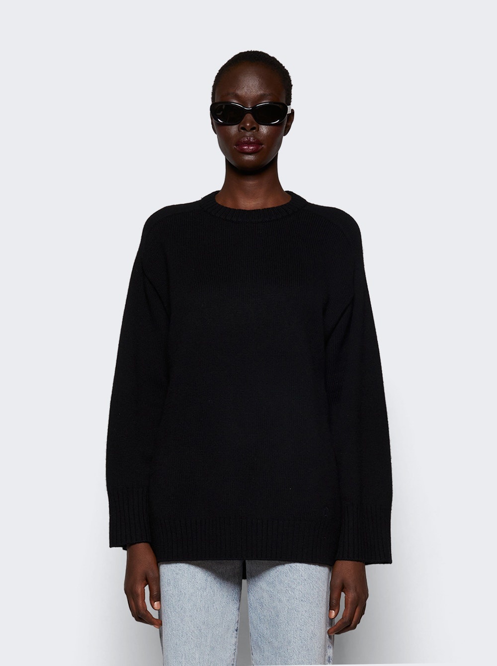 Safi Wool Cashmere Sweater Black - 3