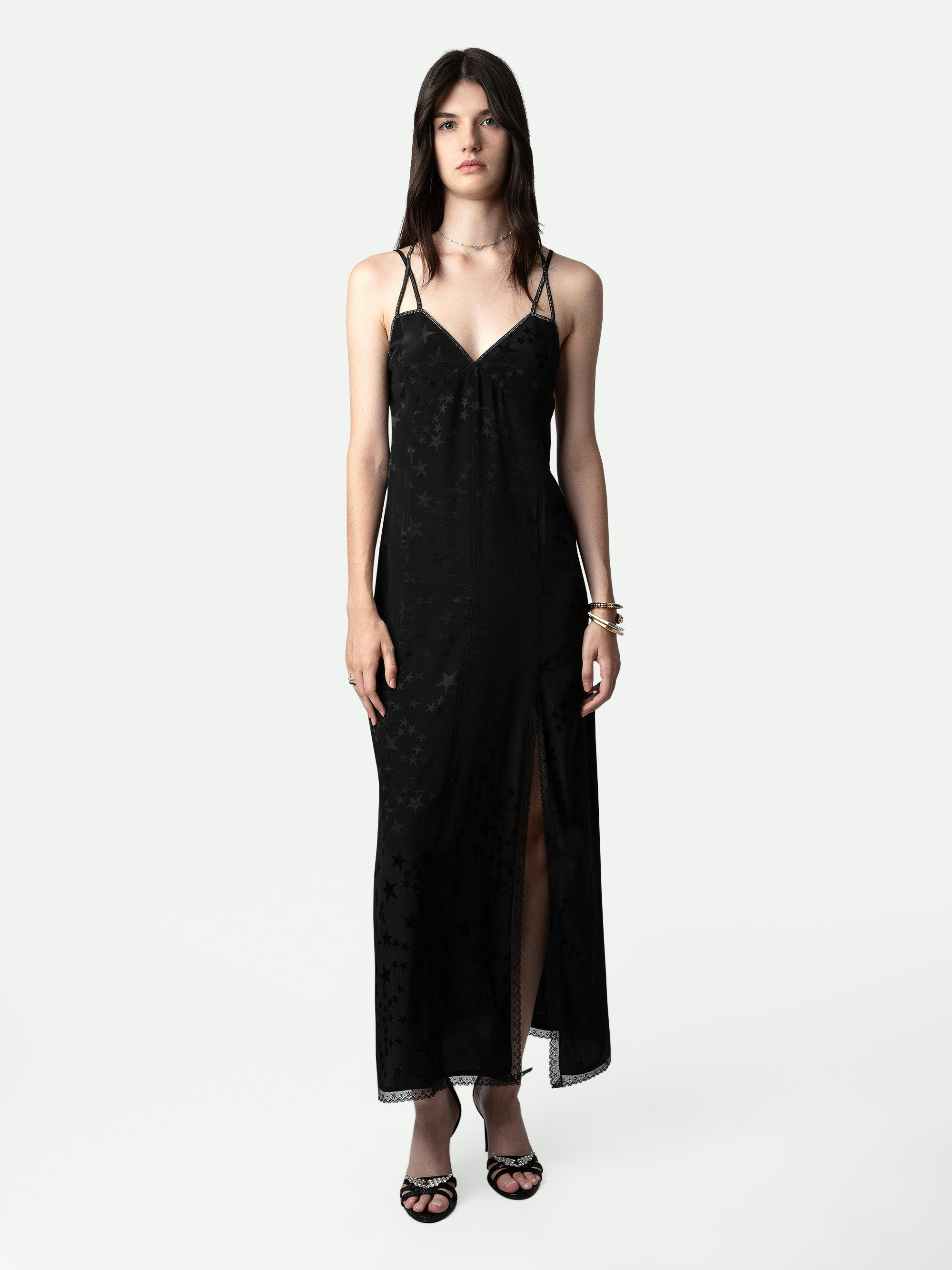 Rohal Silk Jacquard Dress - 2