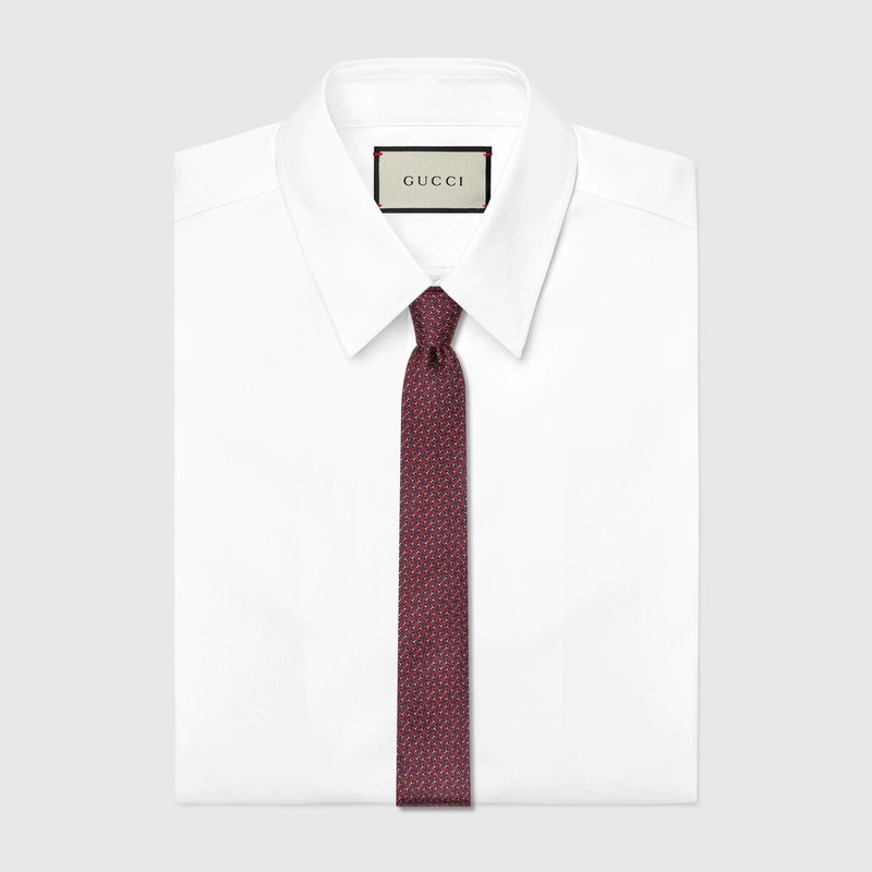 GUCCI Horsebit silk tie outlook