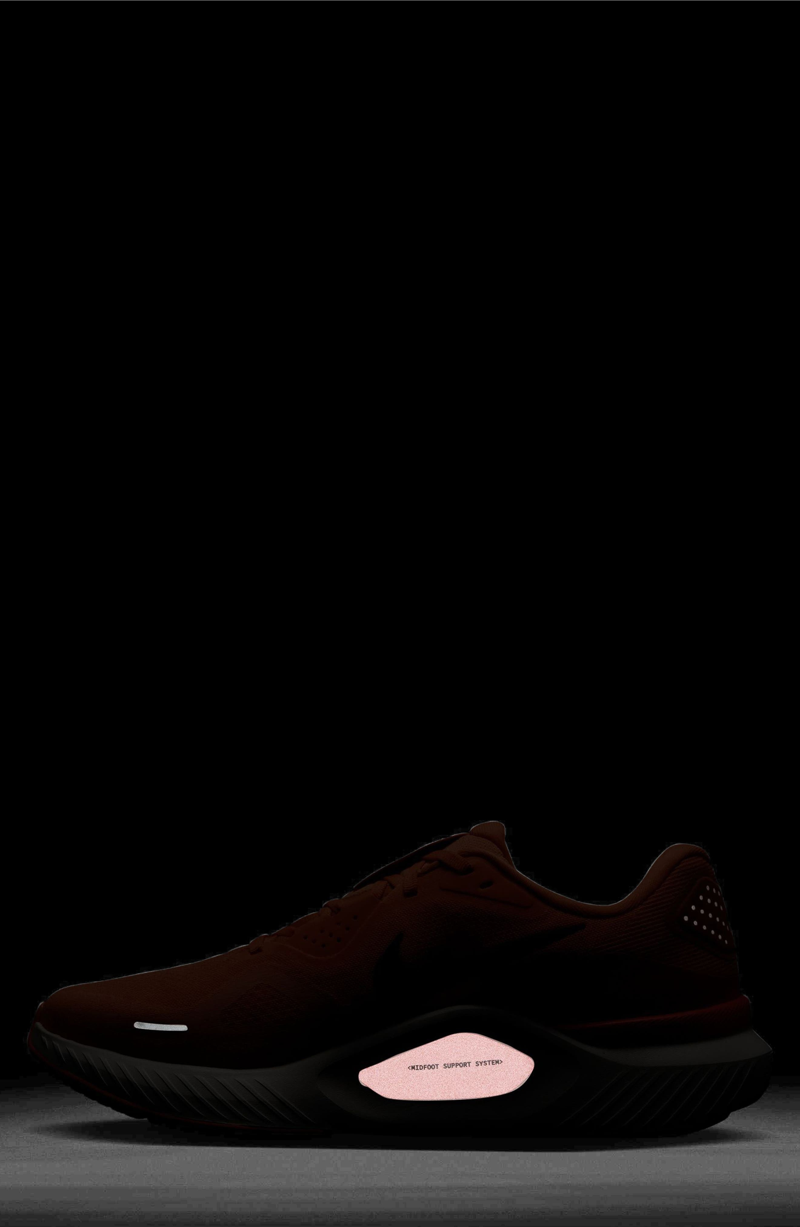 Nike Structure 26 Running Shoe in Total Orange/Black at Nordstrom - 8