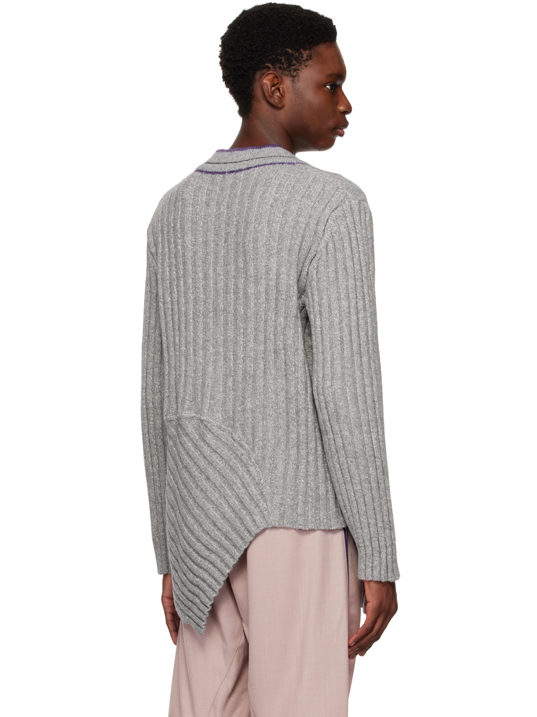 Kiko Kostadinov Brutus Jumper Grey | slamjam | REVERSIBLE