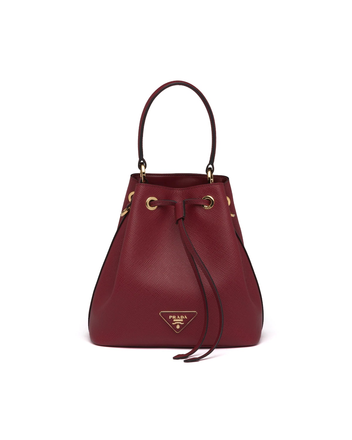 Saffiano Leather Bucket Bag - 1