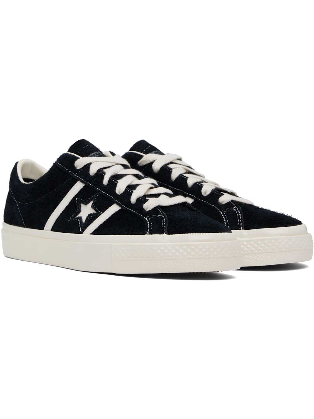 Black One Star Academy Pro Suede Low Top Sneakers - 4
