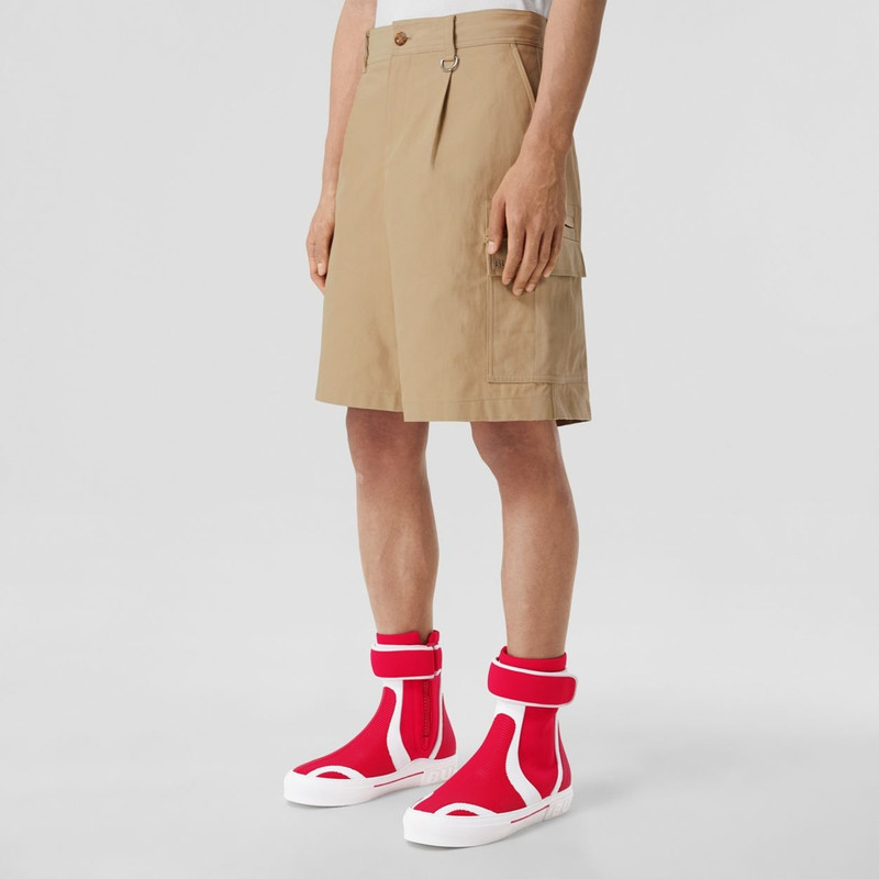 D-ring Detail Cotton Linen Shorts 5