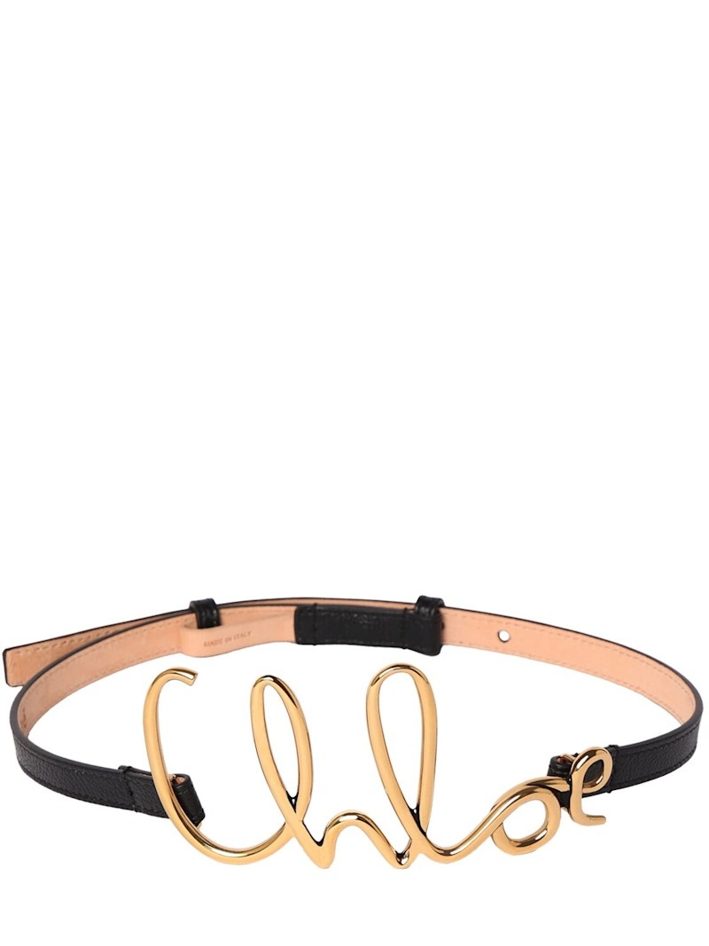 C Chloe soft leather belt - 1