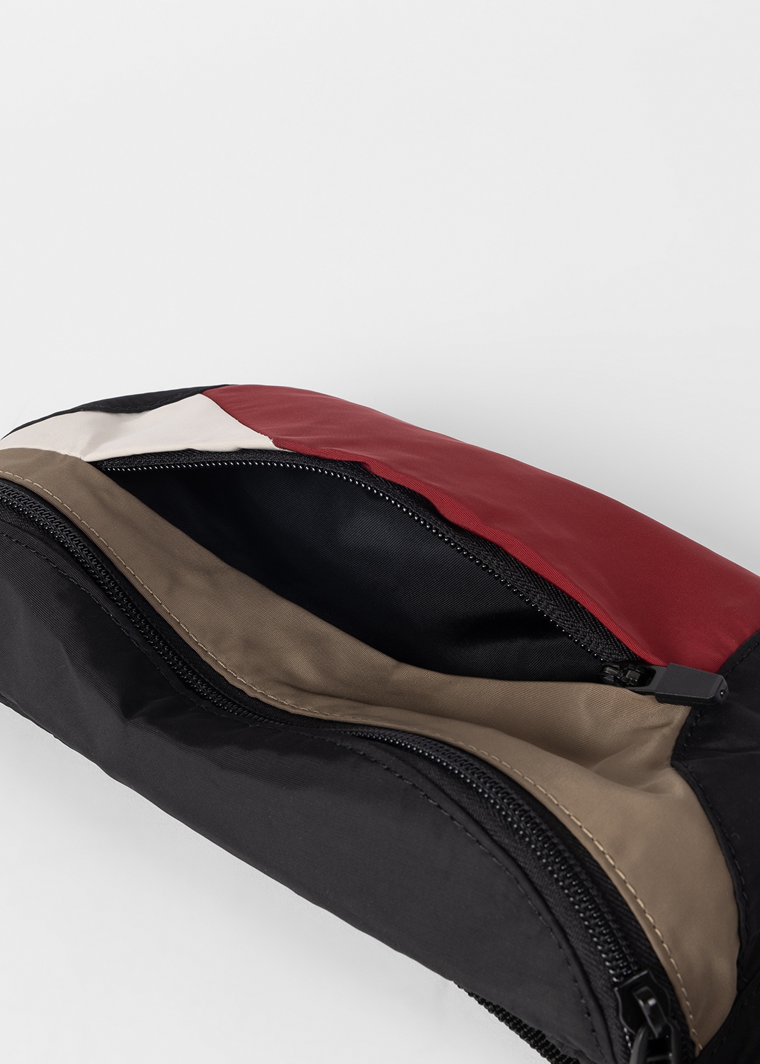 Black 'Colour Slash' Cross-Body Bag - 5